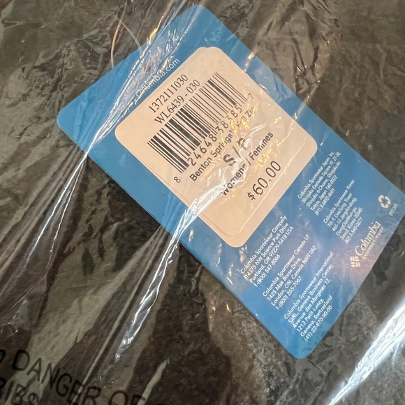 S NEW Columbia Benton Springs Fleece Jacket Dark Gray Full Zipper Women's Winter - Picture 5 of 9